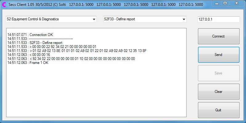 SECS GEM Client